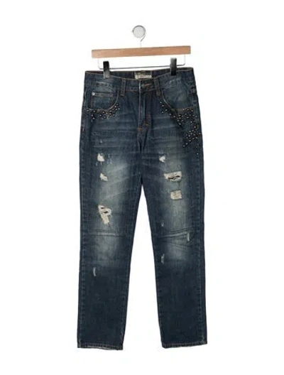 Pre-owned Galliano Vintage Slim Fit Jeans In Blue