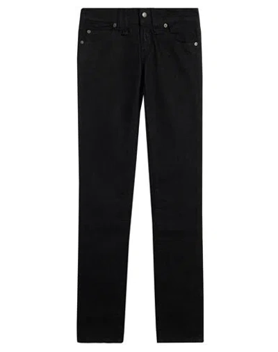 Galliano Woman Jeans Black Size 24 Cotton