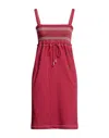 Galliano Short Dresses In Red
