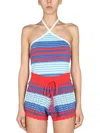 Gallo 1927 Striped Pattern Top In Multicolour