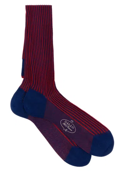 Gallo Calze In Cotone Bicolor  Uomo