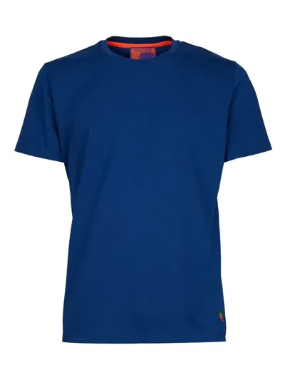 Gallo Crew-neck Short-sleeve T-shirt In Blue
