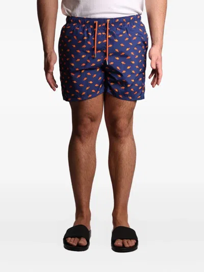 Gallo Fish-print Swim Shorts