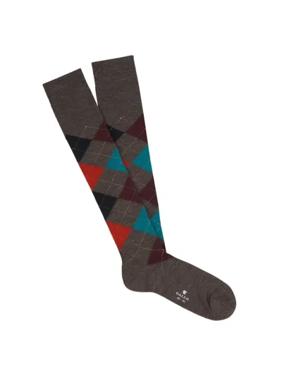 Gallo Inlays Socks In Grey
