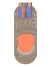 Gallo Melange Invisible Socks In Neutrals