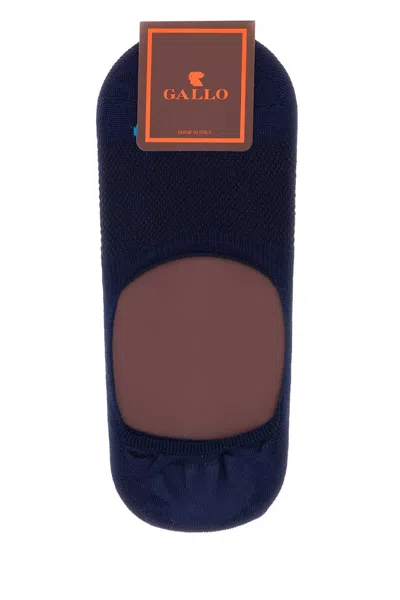 Gallo Mocassino Socks In Blue