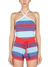 Gallo Striped Pattern Top In Multi