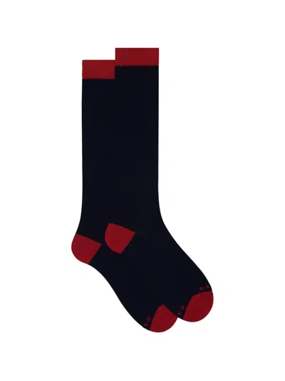 Gallo Ribbed-knit Socks In Black