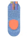 Gallo Speckled Liner Socks In Blue