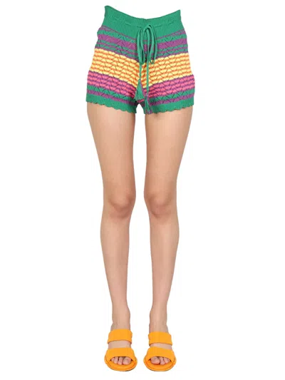 GALLO STRIPE PATTERN SHORTS