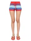 GALLO STRIPED PATTERN SHORTS