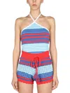 Gallo Striped Pattern Top In Multicolour