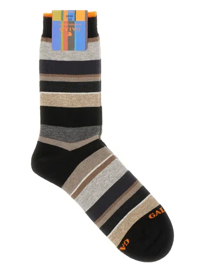 Gallo Striped Socks In Multi