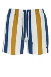 Gallo 印花尼龙泳裤 In Stripped
