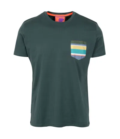 Gallo T Shirts And Polos Petroleum+sugar Cane+soft Gold In Green