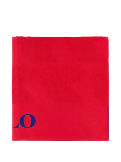 Gallo Terry Logo Beach Towel In Red