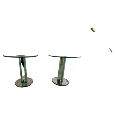 Pre-owned Gallotti & Radice Pair Of Coffee Tables - Model Golf -  In Brown
