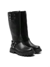 Gallucci Black Boots For Girl In Black