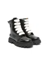 Gallucci Leather Boots In Black