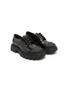 Gallucci Patent-finish Lace-up Shoes In Black