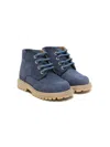 Gallucci Suede Boots In Blue