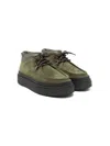 Gallucci Suede Boots In Green