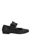 Gallucci Toddler Girl Ballet Flats Black Size 10c Textile Fibers In Black