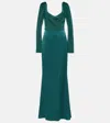 Galvan Arch Gown In Blue