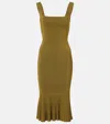 Galvan Atalanta Dress In Green