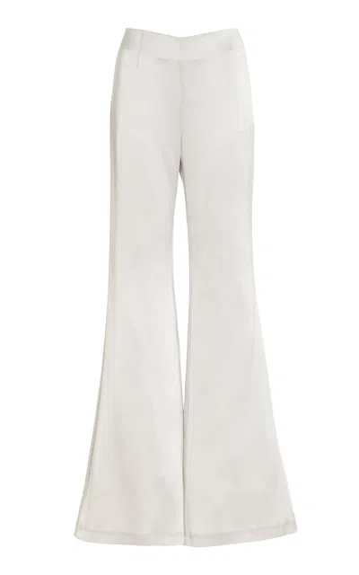 Galvan Atruvia Satin Trousers In Silver