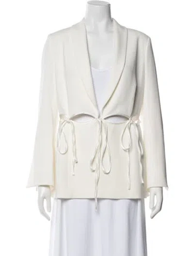 Pre-owned Galvan Blazer In Neutral