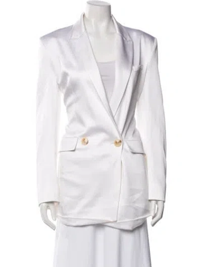 Pre-owned Galvan Blazer In White