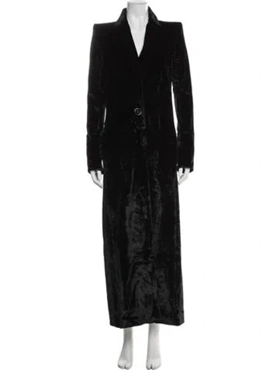 Pre-owned Galvan Cashmere Coat In Black
