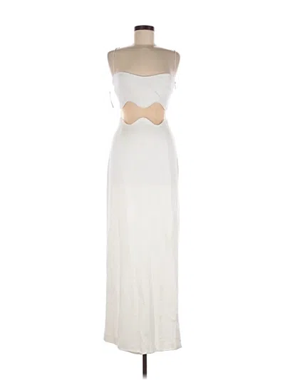 Pre-owned Galvan Casual Dress In White