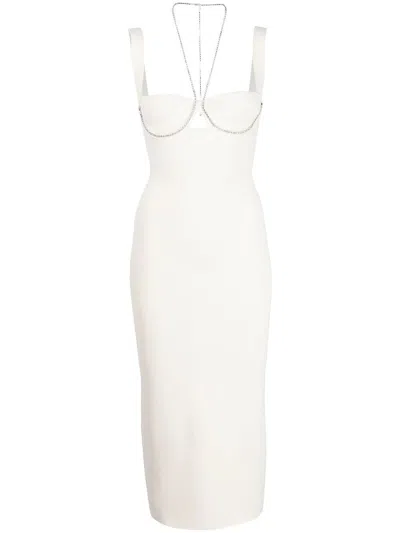 galvan corset dress Galvan London | Embroidered Corset Dress | Black