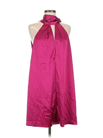 Pre-owned Galvan Cocktail Dress In Burgundy