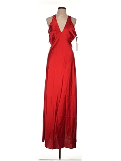 Galvan Cocktail Dress In Red