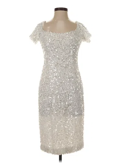Pre-owned Galvan Cocktail Dress In Silver