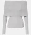 Galvan Off-shoulder-top Corte In Silber