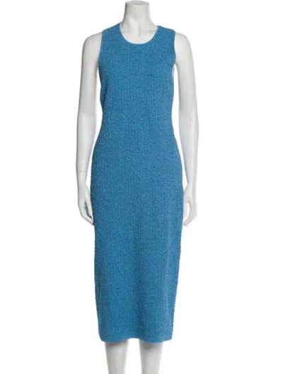 Pre-owned Galvan Crew Neck Long Dress