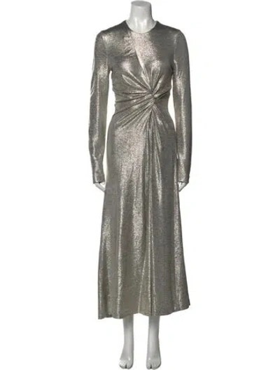 Pre-owned Galvan Crew Neck Long Dress