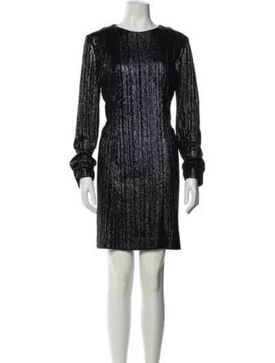 Pre-owned Galvan Crew Neck Mini Dress