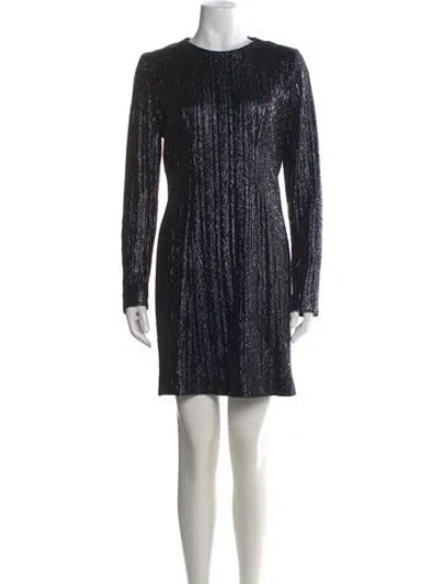 Pre-owned Galvan Crew Neck Mini Dress