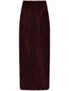 Galvan Diffusion Skirt In Red