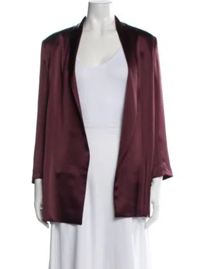 Pre-owned Galvan Evening Jacket In Burgundy