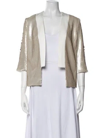 Pre-owned Galvan Evening Jacket In Neutrals