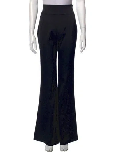 Pre-owned Galvan Flared Pants In Black