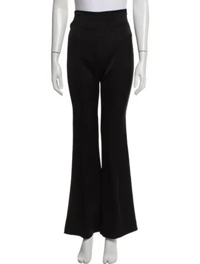 Pre-owned Galvan Flared Pants In Black