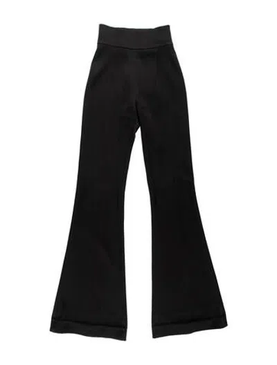 Pre-owned Galvan Flared Pants In Black