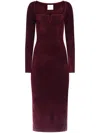 Galvan Freya Dress In Red